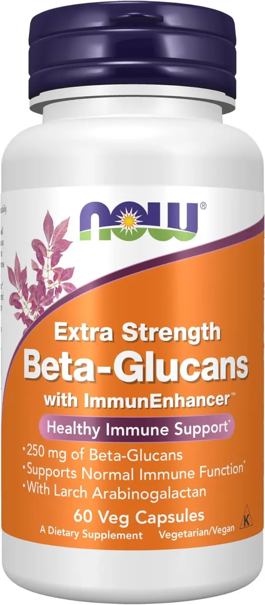 NOW Foods Beta-Glucans with ImmunEnhancer™ Extra Strength 720 Count (Pack of 12) | Supports Normal Immune Function - main product image