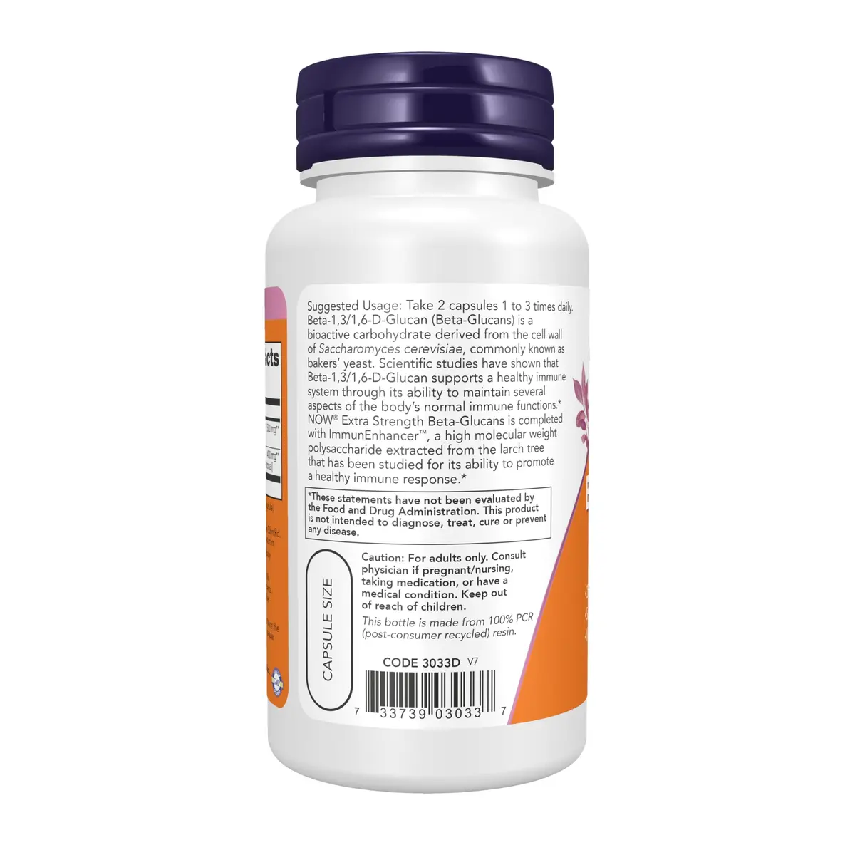 NOW Foods Beta-Glucans with ImmunEnhancer™ Extra Strength 720 Count (Pack of 12) | Supports Normal Immune Function - view 3