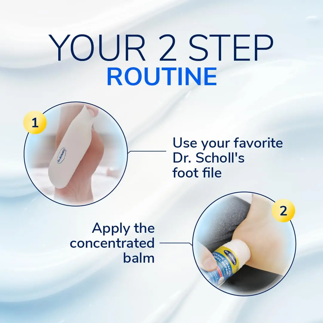 Dr. Scholl's Severe Cracked Heel Repair Balm with 25% Urea for Dry, Cracked Feet | Moisturizes & Heals - view 8