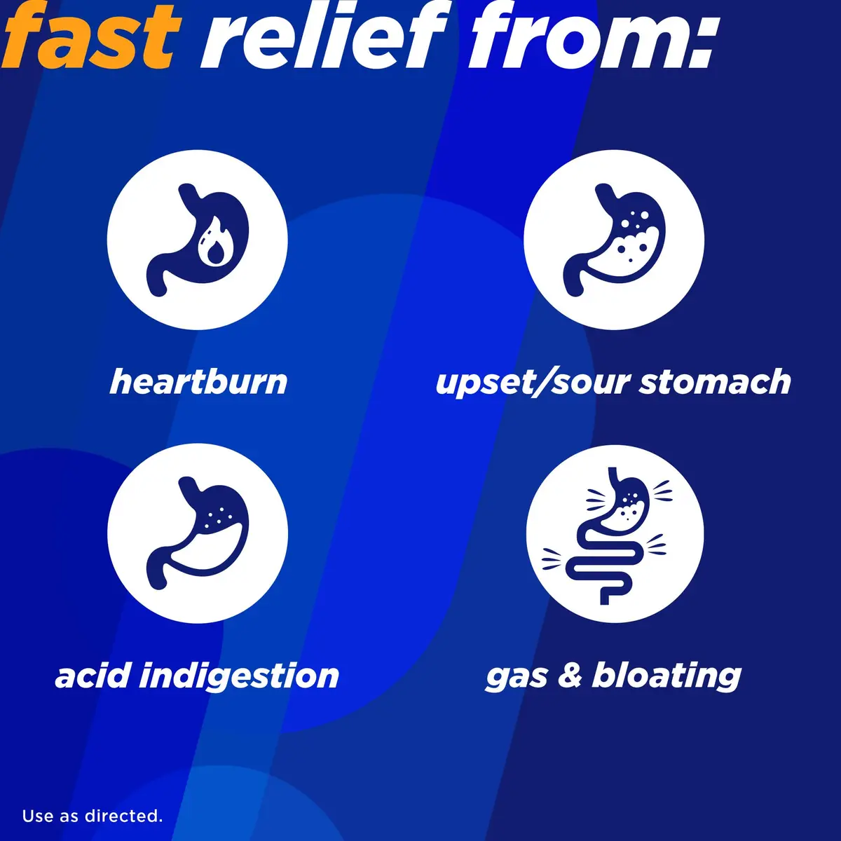 Alka-Seltzer Heartburn + Gas Relief Chews 180 Count | Fast Antacid + Antigas Relief for Heartburn, Gas, Bloating - view 4
