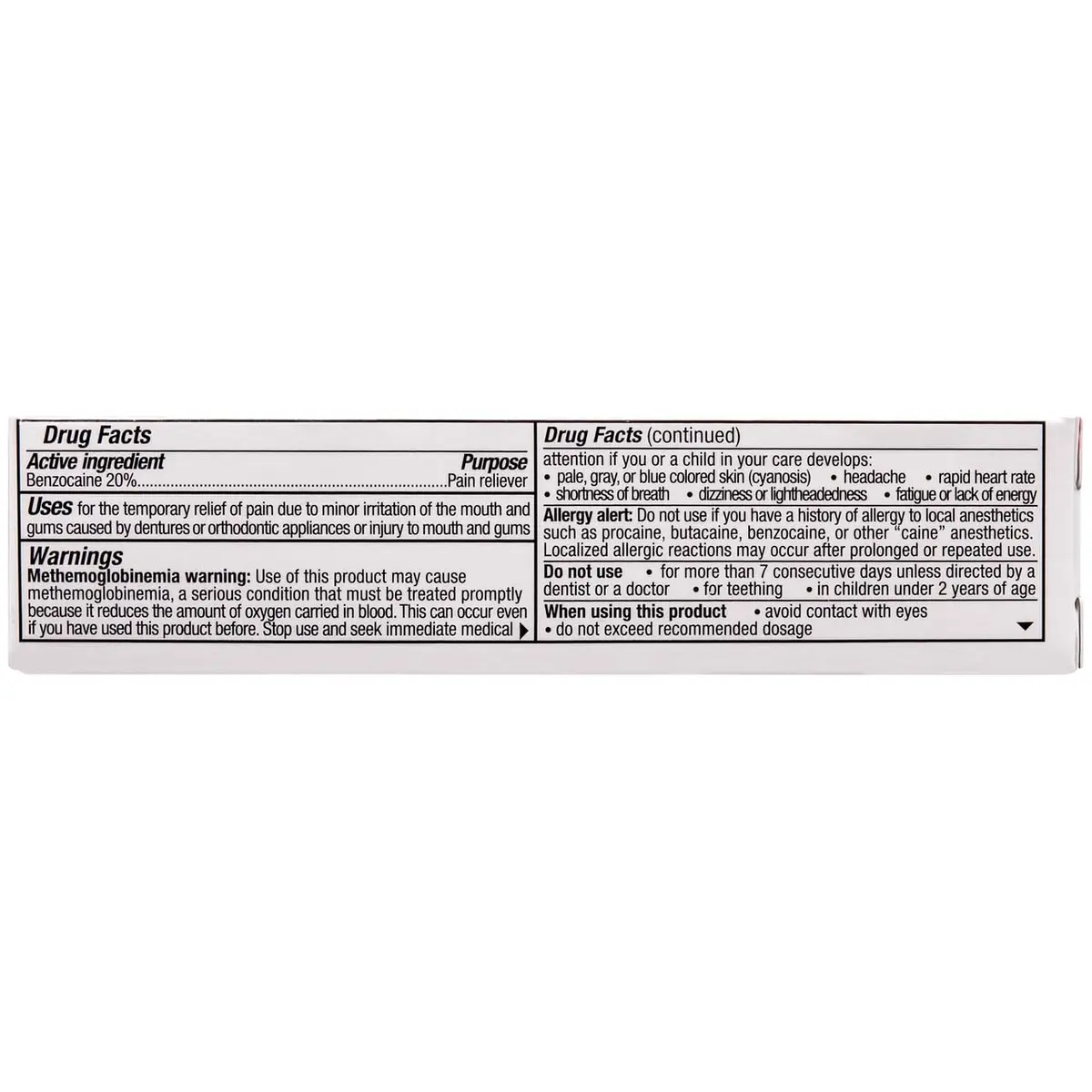 Benzodent Maximum Strength Dental and Oral Pain Cream 1oz Pack of 12 | Long Lasting Topical Anesthetic for Dentures & Mouth Sores - view 6