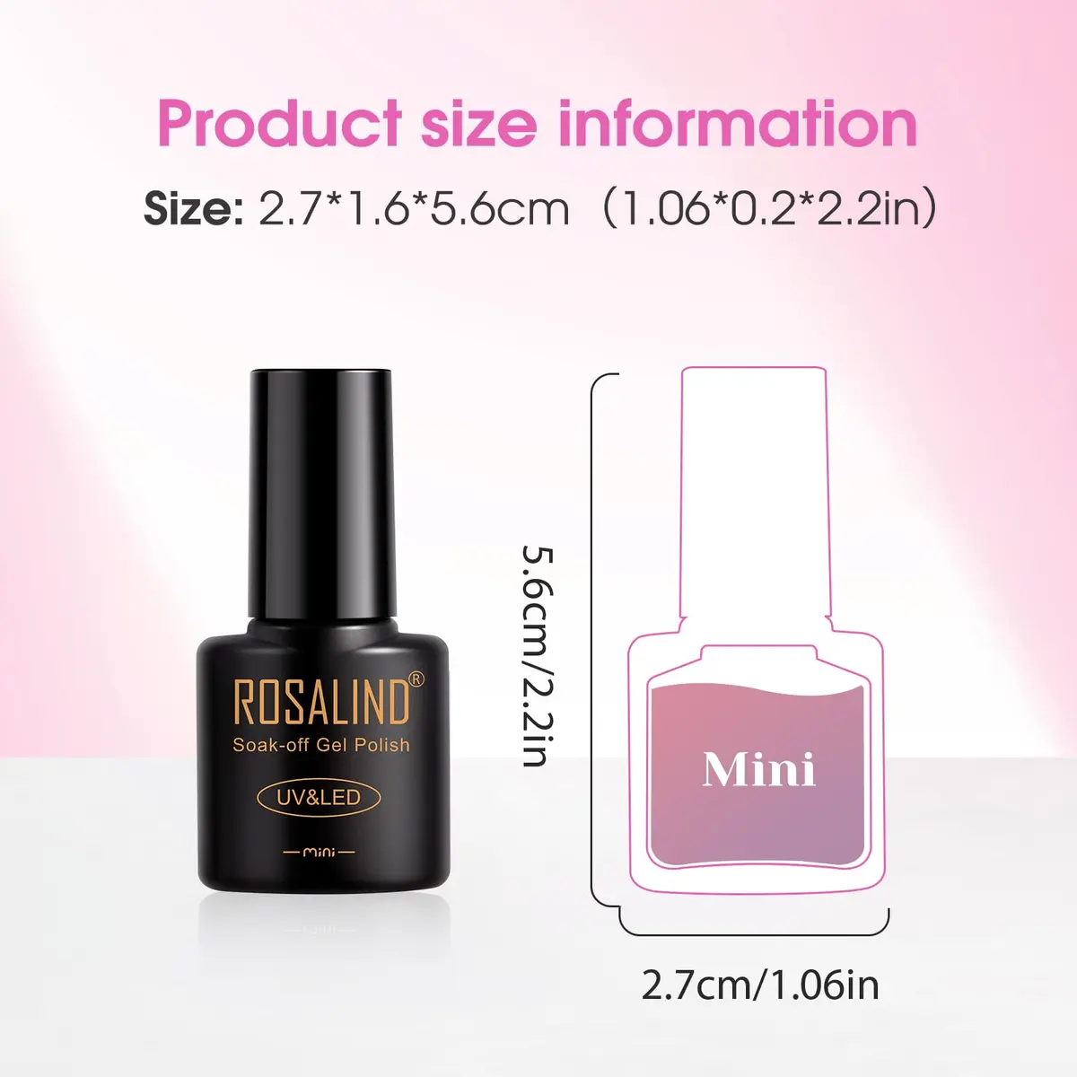 ROSALIND 30pcs Gel Nail Polish Set with Cateye Gel, Base & Top Coats | Salon Quality Manicure at Home - view 9