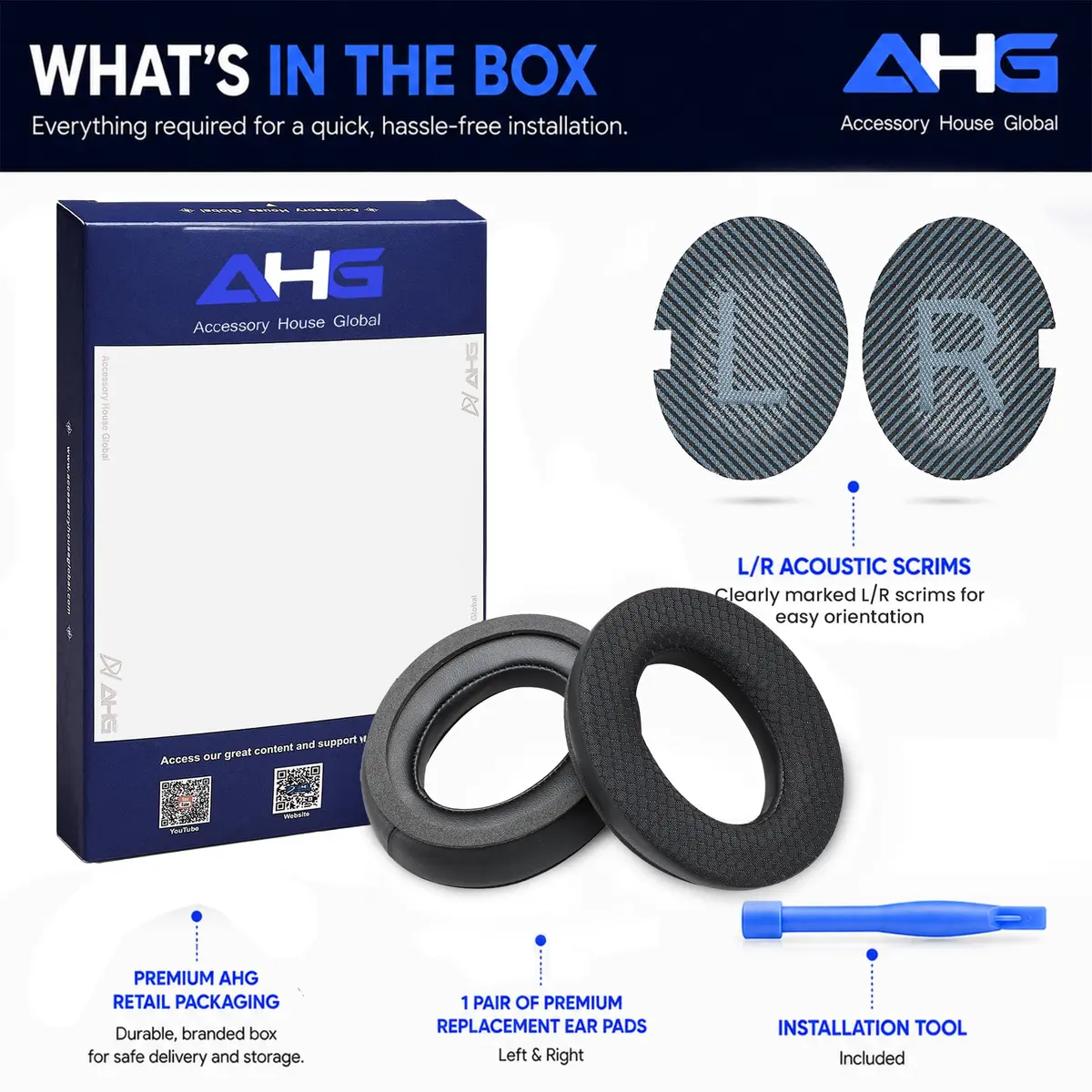 AHG AE2 Cool Gel Ear Pads Compatible with Bose SoundLink ae2 Headphones | Refresh & Stay Cool (120 chars) - view 7