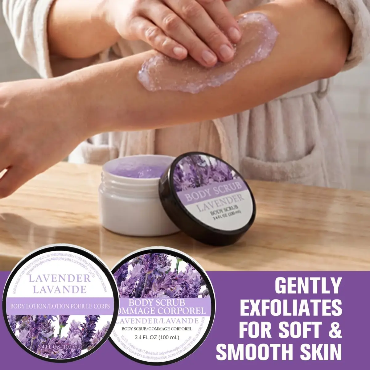 Green Canyon Spa Lavender 10pc Spa Gift Basket for Women | 1.60 kg (3.53 lb) Set - view 5
