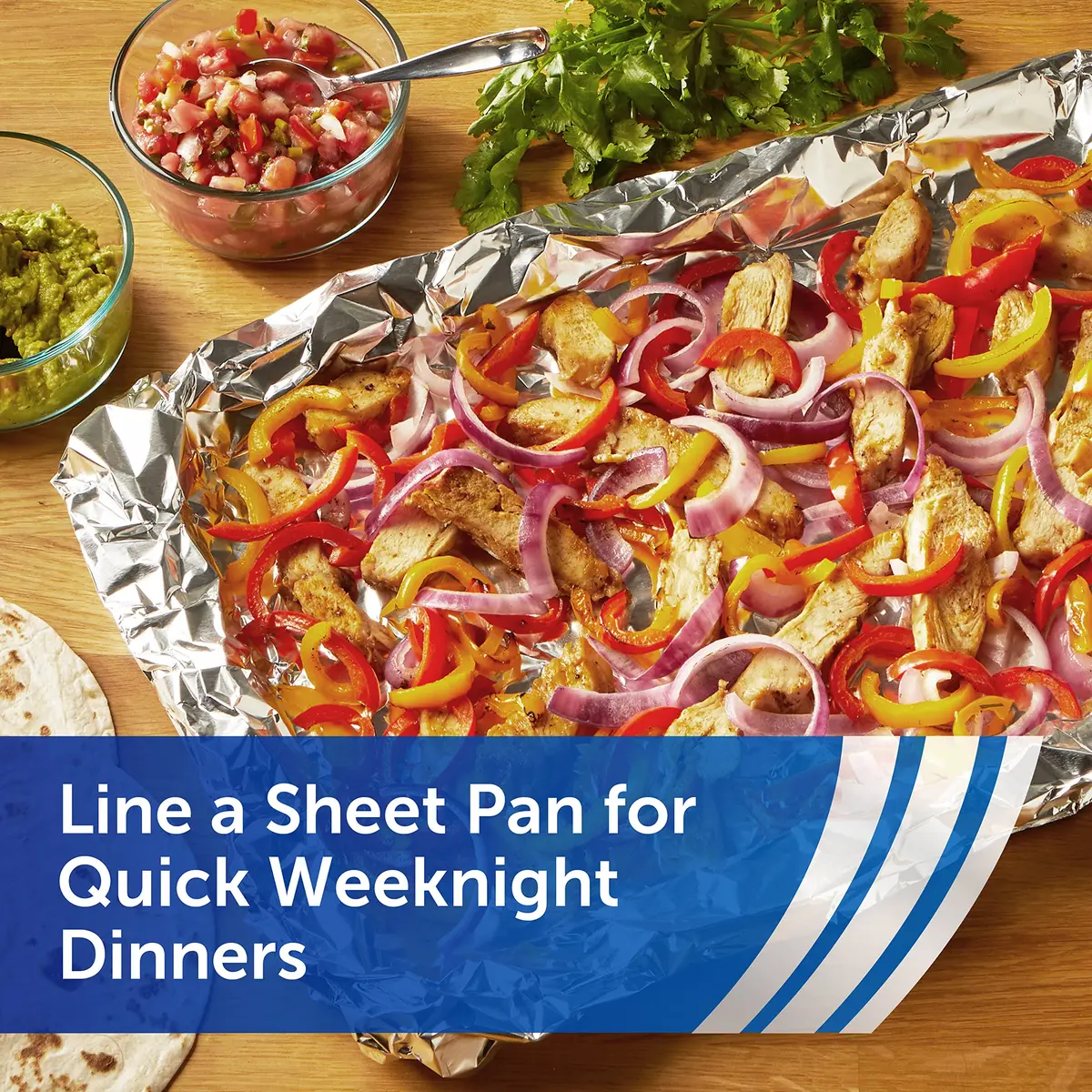 Reynolds Wrap Everyday Strength Aluminum Foil Roll & Countertop Prep Paper Bundle 200 Sq. Ft. Foil | 75 Sq. Ft. Paper | 275 Sq. Ft. Total - view 2