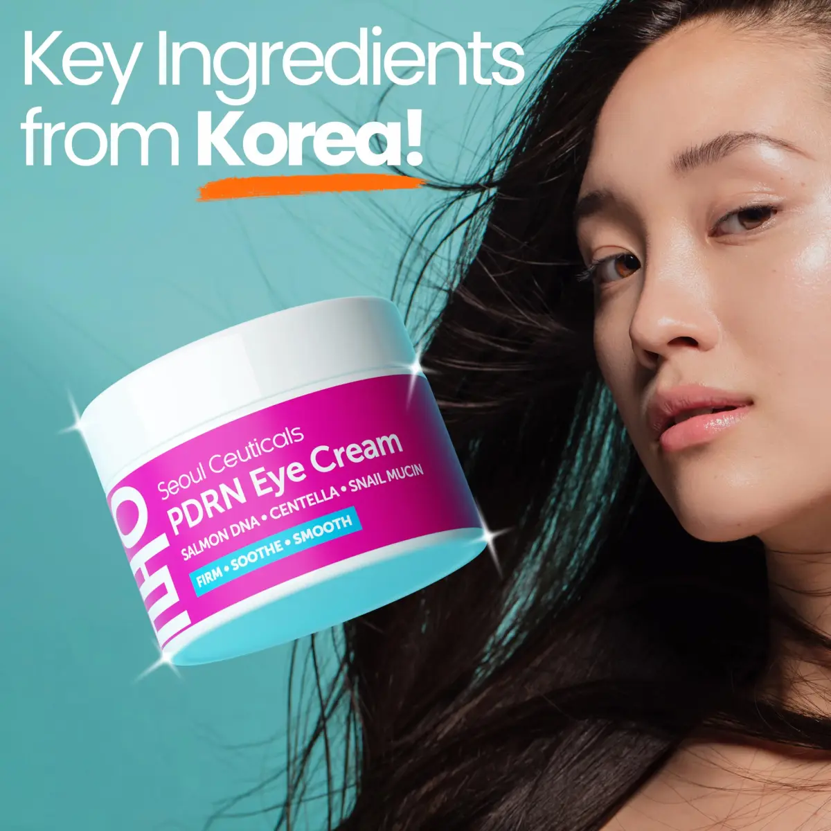 SeoulCeuticals PDRN Eye Cream 15ml (0.5 Fl Oz) | Korean Skincare for Dark Circles & Fine Lines - view 6