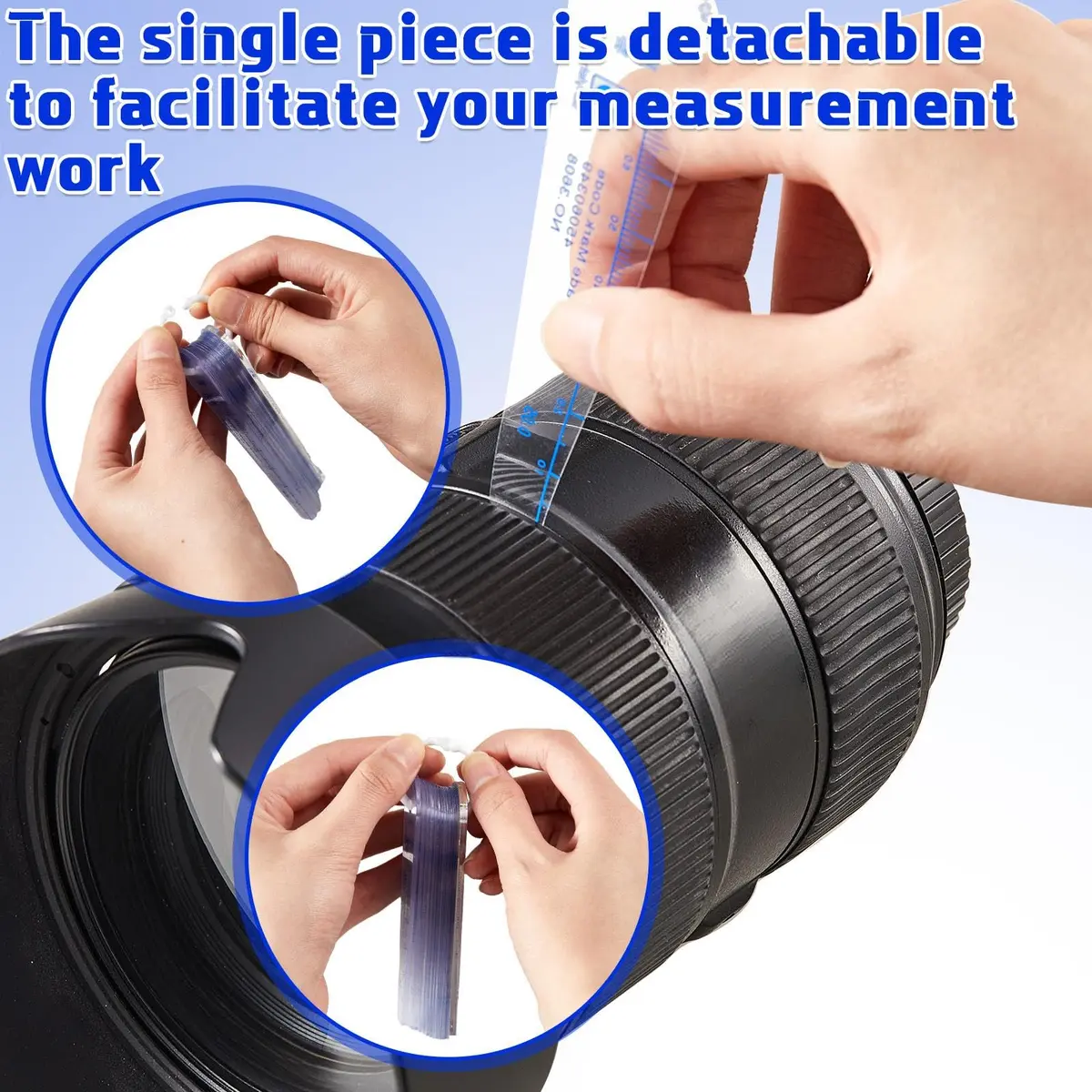 Trandraft Plastic Feeler Gauge Set 0.05mm-3mm Metric 21 Leaves | Precision Measuring Tool for Gaps and Slots - view 5