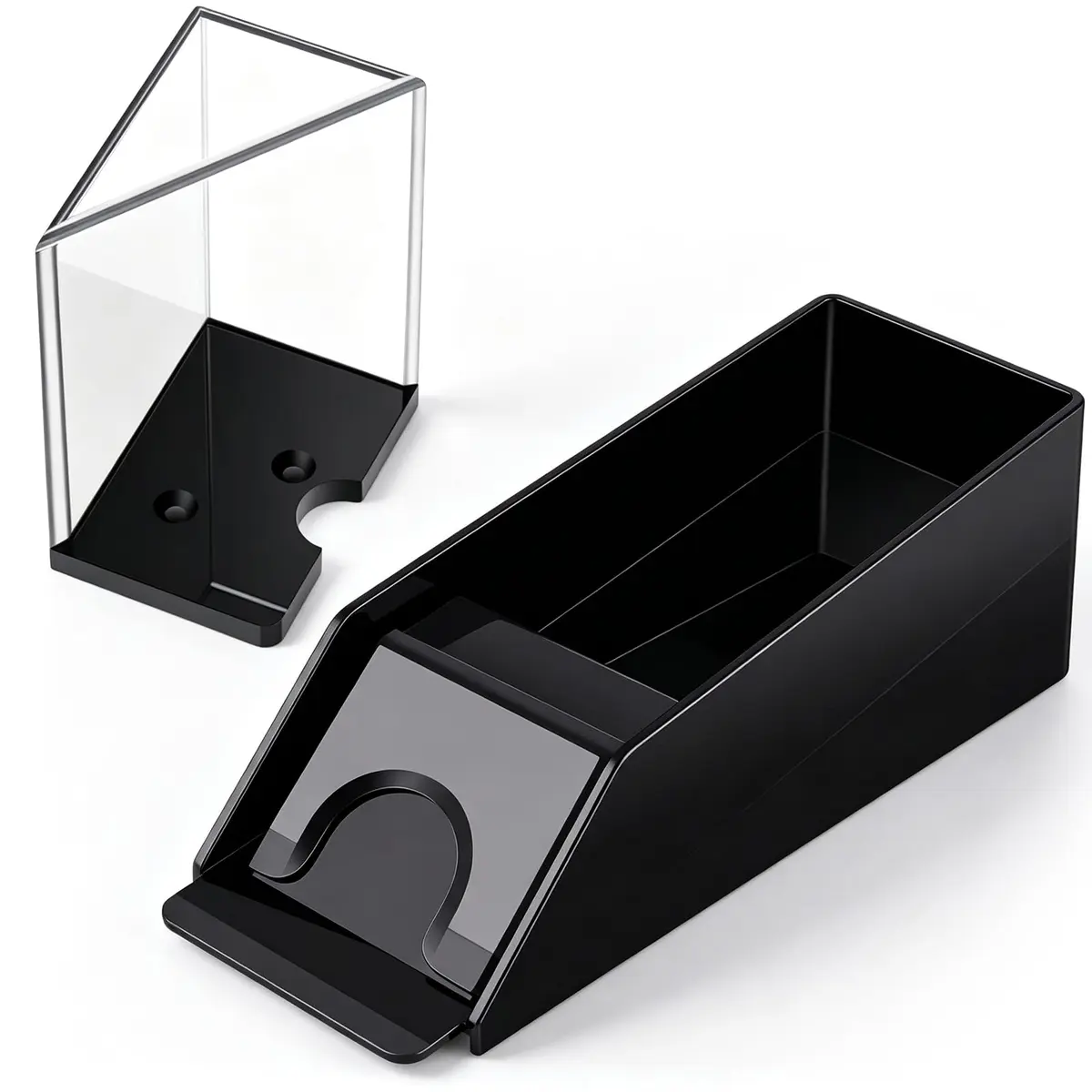 Honoson Blackjack Shoe and Discard Tray Set 6 Deck Acrylic | Casino Game Accessory - main product image