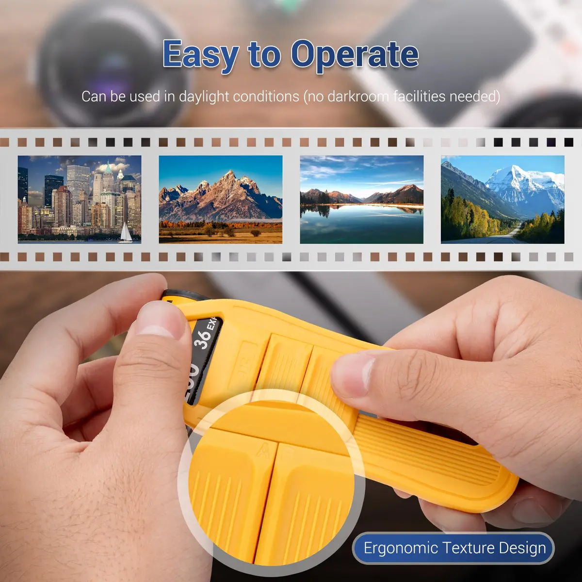 JJC Film Retriever Tool Extractor for 35mm Film Developing | Safe, Fast & Daylight-Friendly - view 4