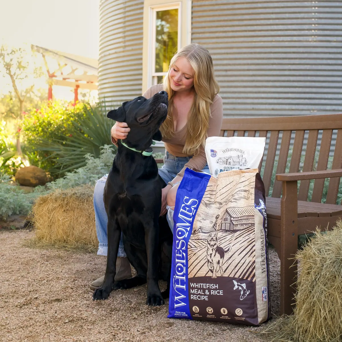 Wholesomes Whitefish Meal & Rice Adult Dry Dog Food 12 lb Bag | Supports Skin & Digestion - view 7