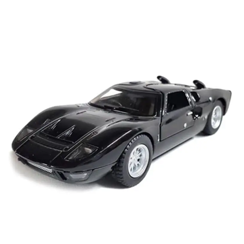 KiNSMART Ford GT40 MKII Heritage Edition 5" 1:32 Scale Die Cast Model Toy Classic Black | Realistic Pullback Race Car for Kids & Collectors - main product image