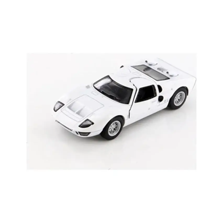 KiNSMART Ford GT40 MKII Heritage Edition 5" 1:32 Scale Die Cast Model Toy Classic White | Realistic Pullback Car for Kids & Collectors - main product image