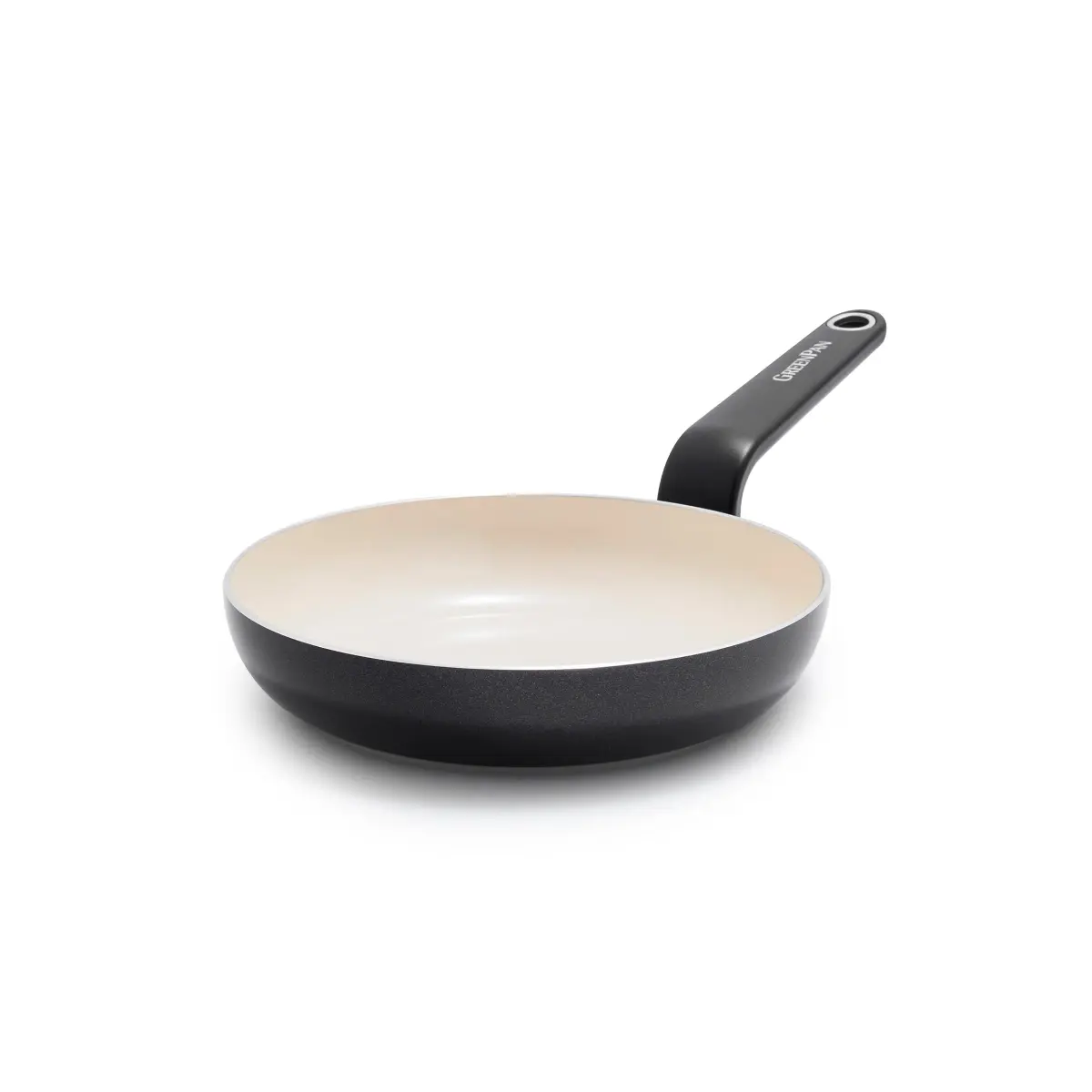 GreenPan Rio Advanced 8" Frying Pan Skillet, Ceramic Nonstick PFAS-Free, Induction Ready, Black | 20 cm Diameter - main product image