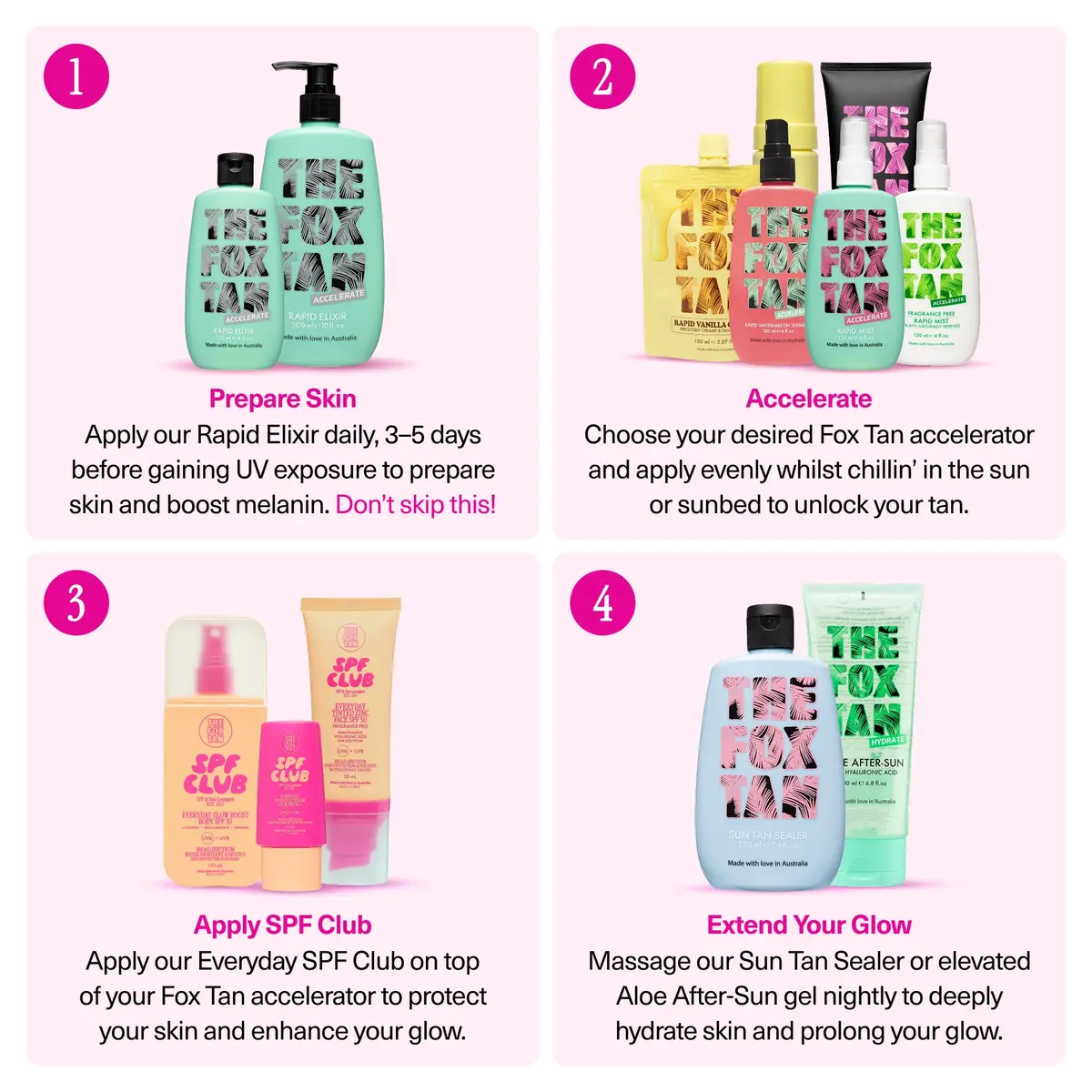 The Fox Tan Rapid Accelerator & Glow Boost Body SPF 30 | Vegan Cruelty-Free Sun & Tan Care - view 7