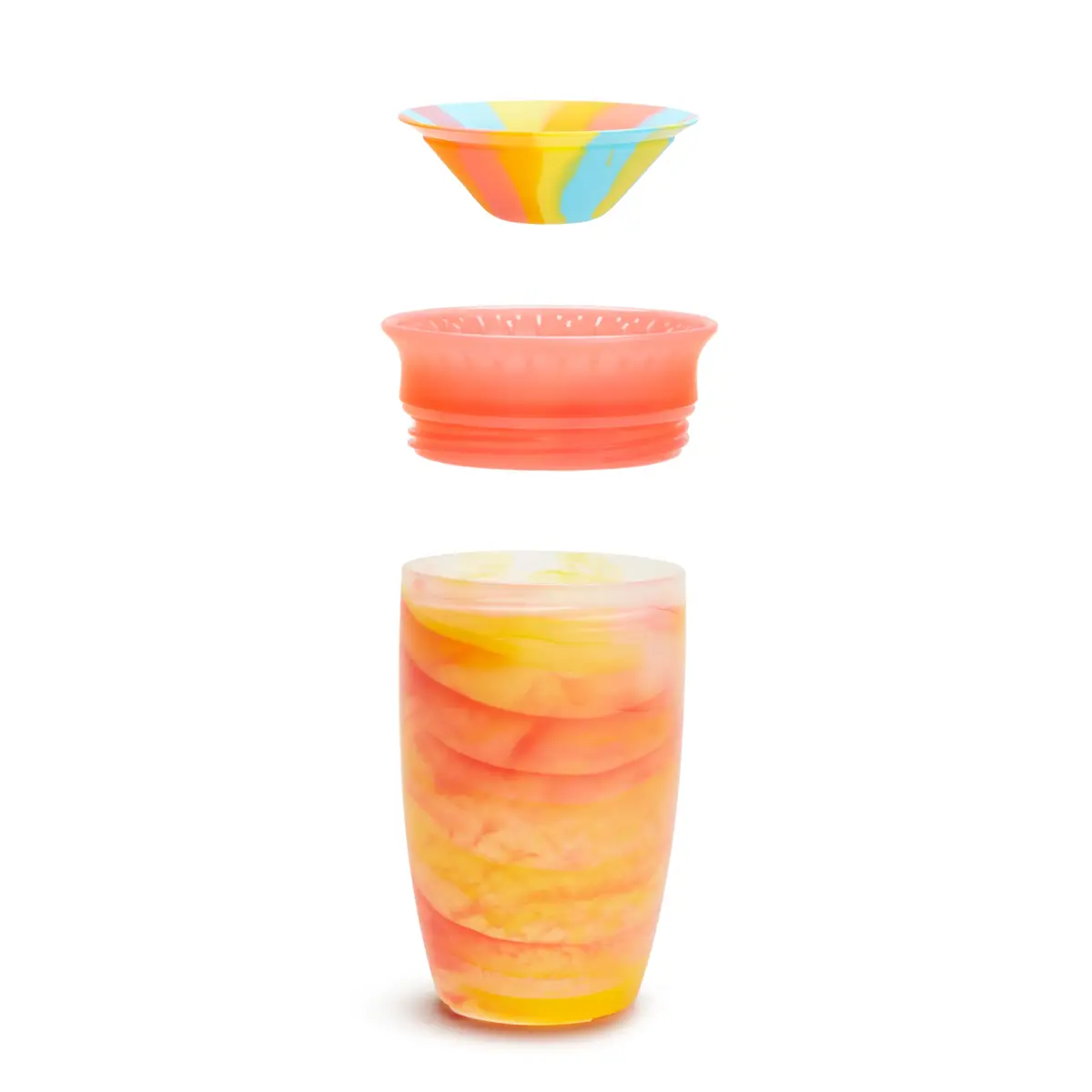 Munchkin Miracle 360 Tropical Swirl Sippy Cup 296ml (10 Ounce) | Spill-Proof Toddler Cup for Ages 12+ Months - view 5