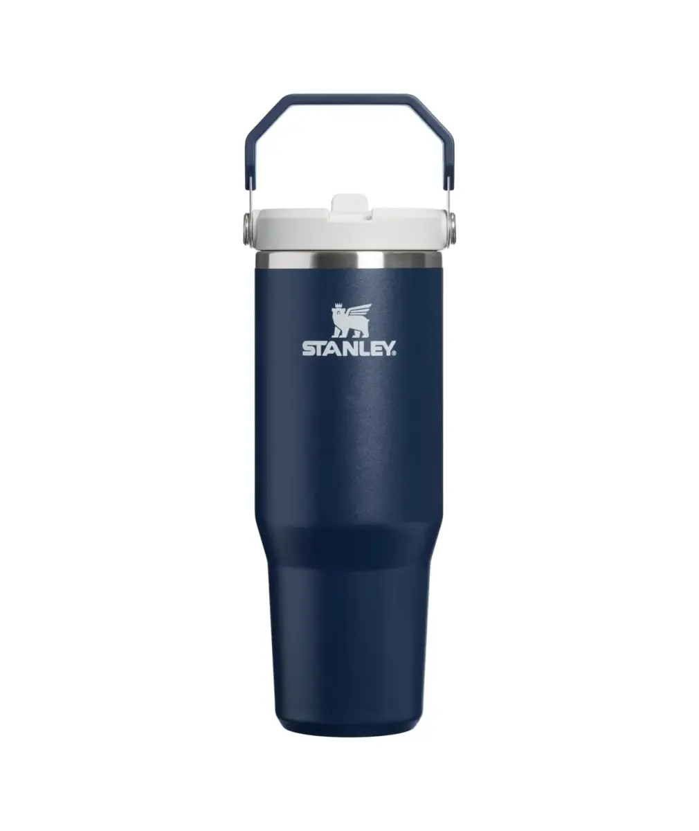 STANLEY IceFlow 2.0 Flip Straw Tumbler, 30 oz, Dark Navy - Sip Faster, Spill Less - main product image