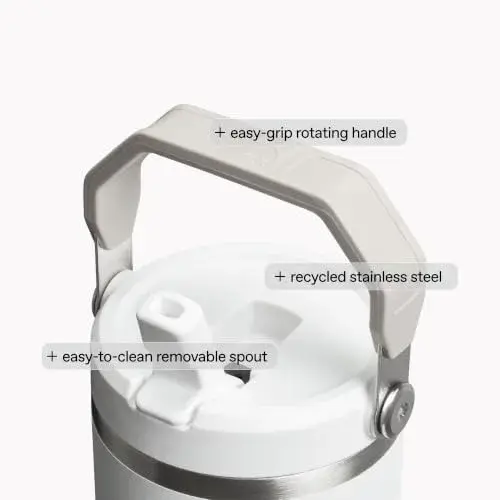 STANLEY IceFlow 2.0 Flip Straw Tumbler with Handle 20 oz (591 mL) | Insulated Stainless Steel, Leakproof, BPA-Free - view 4