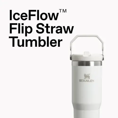 STANLEY IceFlow 2.0 Flip Straw Tumbler with Handle 20 oz (591 mL) | Insulated Stainless Steel, Leakproof, BPA-Free - view 2