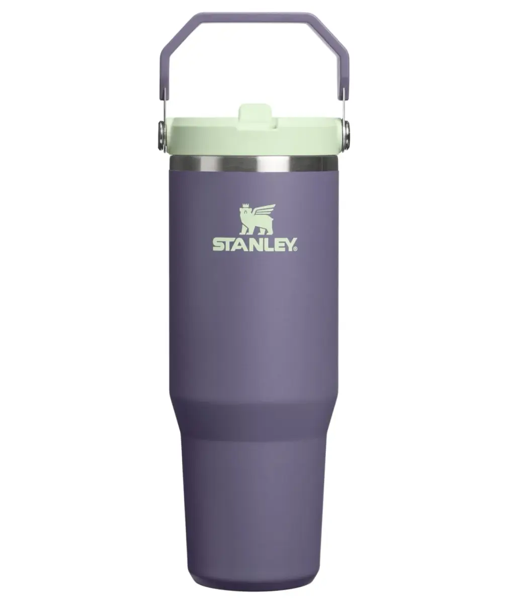 STANLEY IceFlow 2.0 Flip Straw Tumbler, 30 oz, Purple Umbra - Sip Faster, Spill Less - main product image