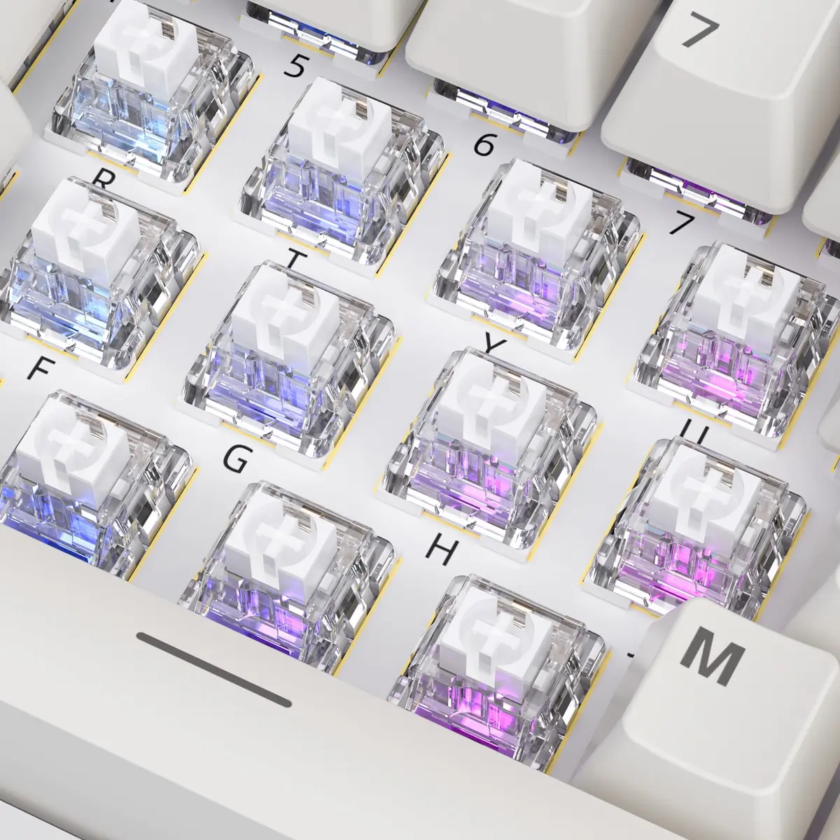 Mciepny Zhouwang 30pcs Keyboard Switches | Clicky, Durable, Compatible with Most Keycaps - view 4