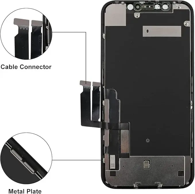 LL TRADER iPhone XR Screen Replacement 6.1'' LCD Digitizer Assembly with Repair Kit | FHD Display - view 5