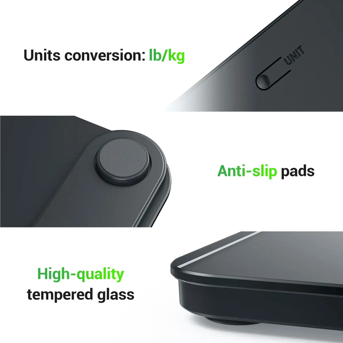 Ovutek Smart Body Weight Scale with BMI 14 Metrics & Large LED Display | 204 kg (450 lb) Capacity - view 5