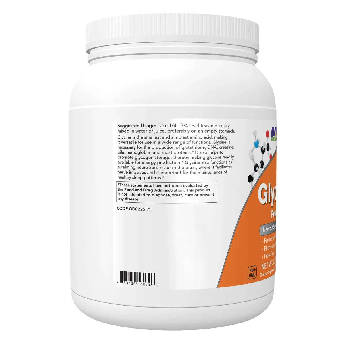 NOW Foods Glycine Pure Powder 1 kg (35.2 oz) | Promotes Restful Sleep & Neurotransmitter Support - view 3