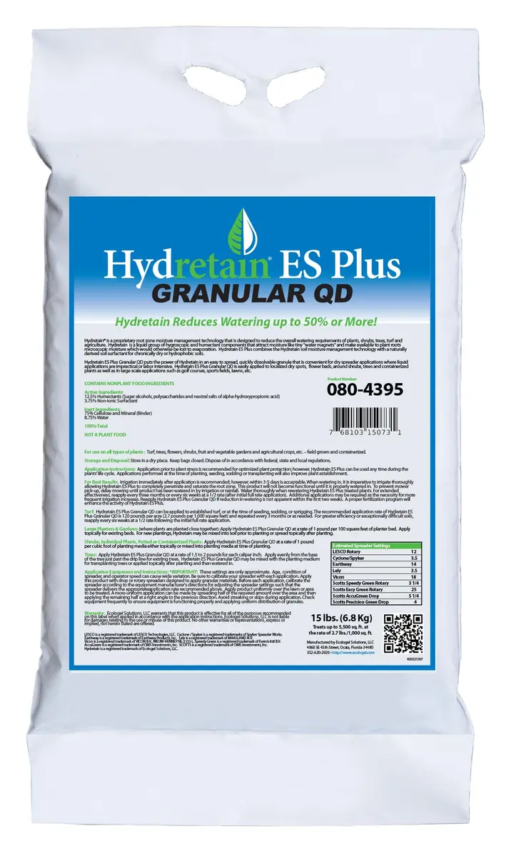 Hydretain Moisture Manager - Fall Overseeding, 15 lb Granular | 3-Month Hydration Boost for Lawns - main product image