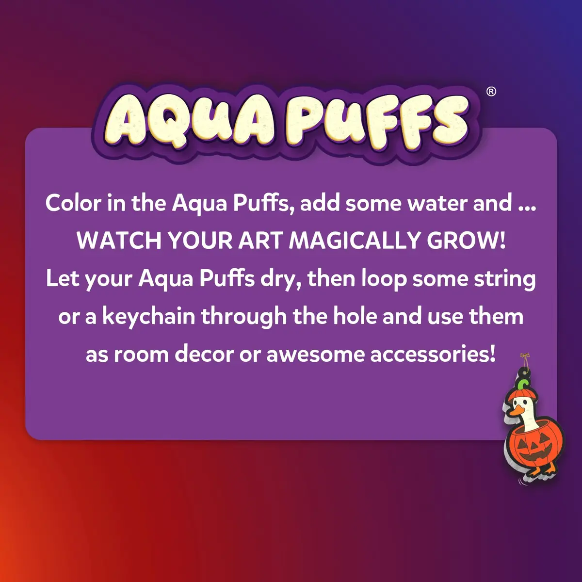 Skillmatics Halloween Aqua Puffs 3D Art Kit | Mess-Free Halloween Craft for Kids Ages 4-10 - view 8