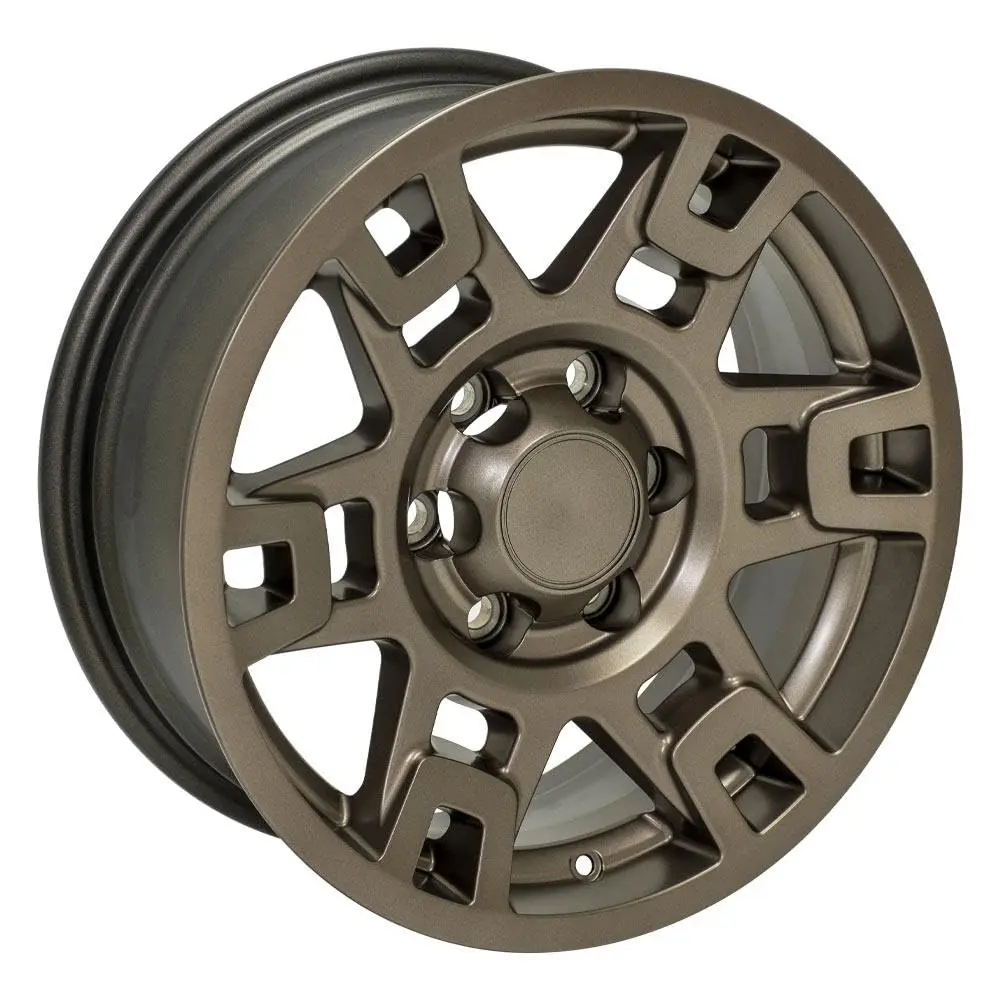 OE Wheels TY16B 17x7 Set(4) Bronze | 6x139.7 Bolt Pattern & Sailun TerraMax AT2 Tires - view 4
