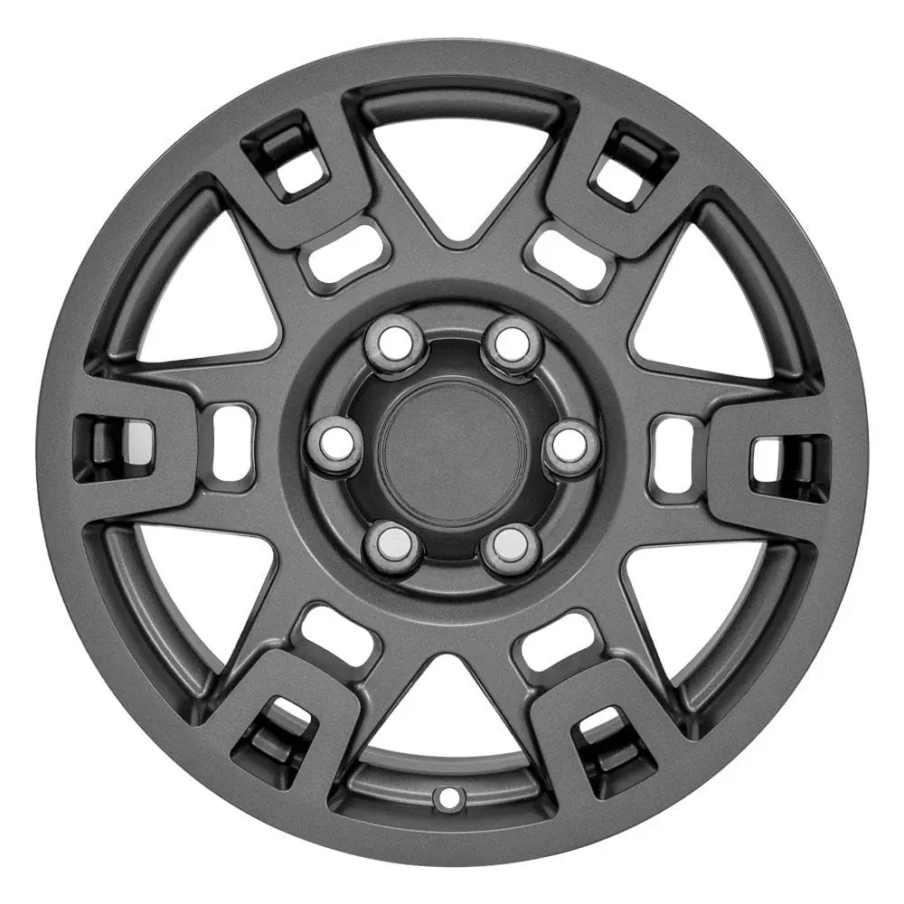 OE Wheels TY16B 17x7 Set(4) Graphite | 6x139.7 Bolt Pattern, Sailun Tires for Indian Vehicles - view 2