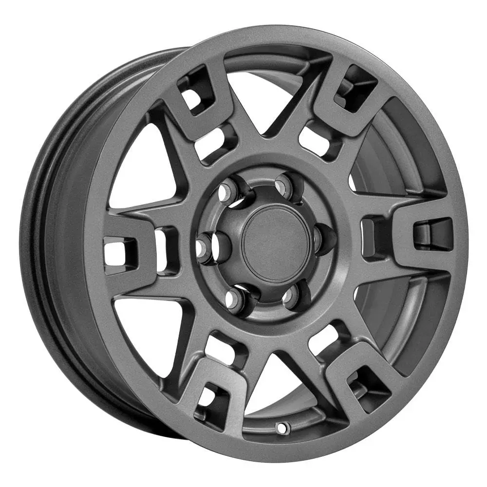 OE Wheels TY16B 17x7 Set(4) Graphite | 6x139.7 Bolt Pattern, Sailun Tires for Indian Vehicles - view 3