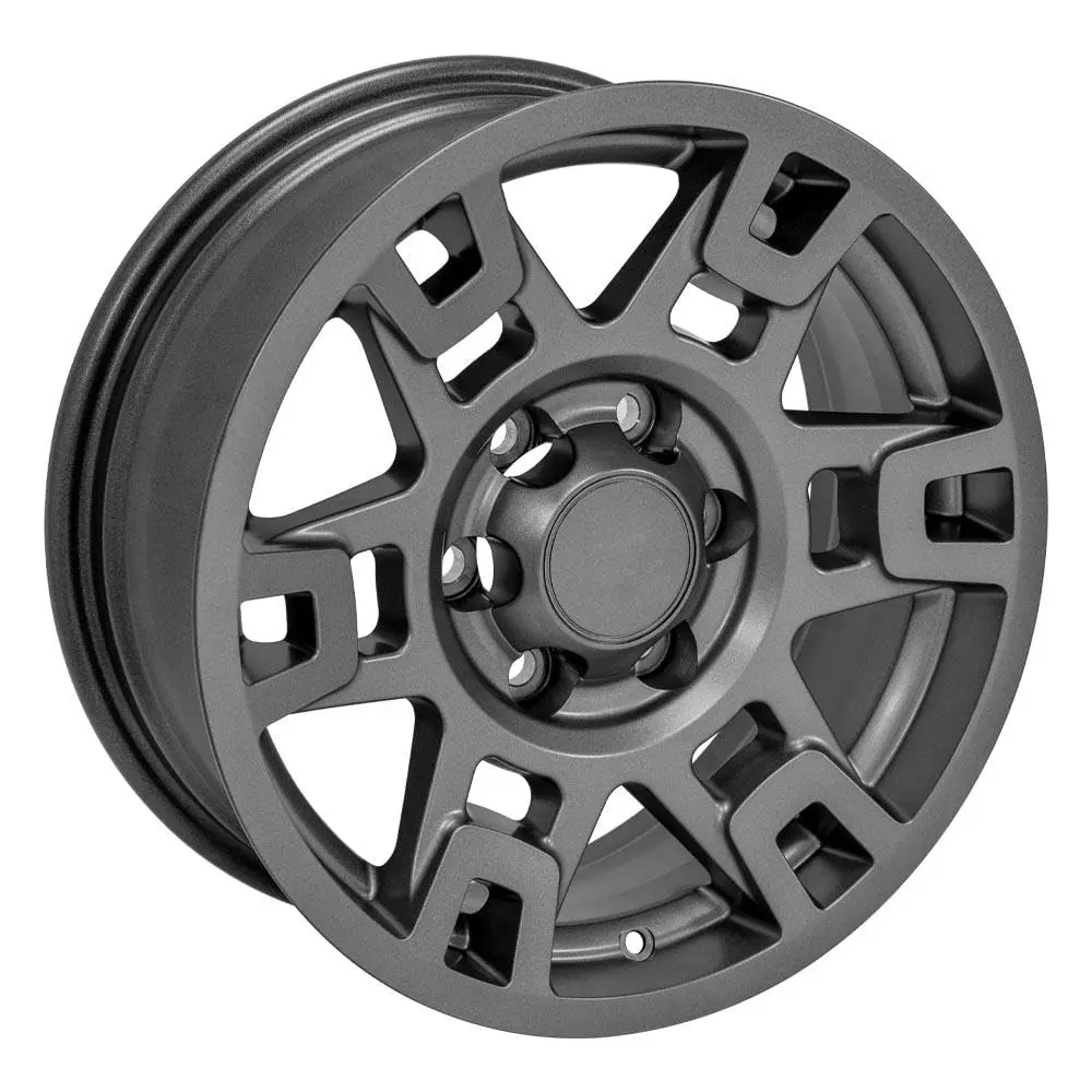 OE Wheels TY16B 17x7 Set(4) Graphite | 6x139.7 Bolt Pattern, Sailun Tires for Indian Vehicles - view 4
