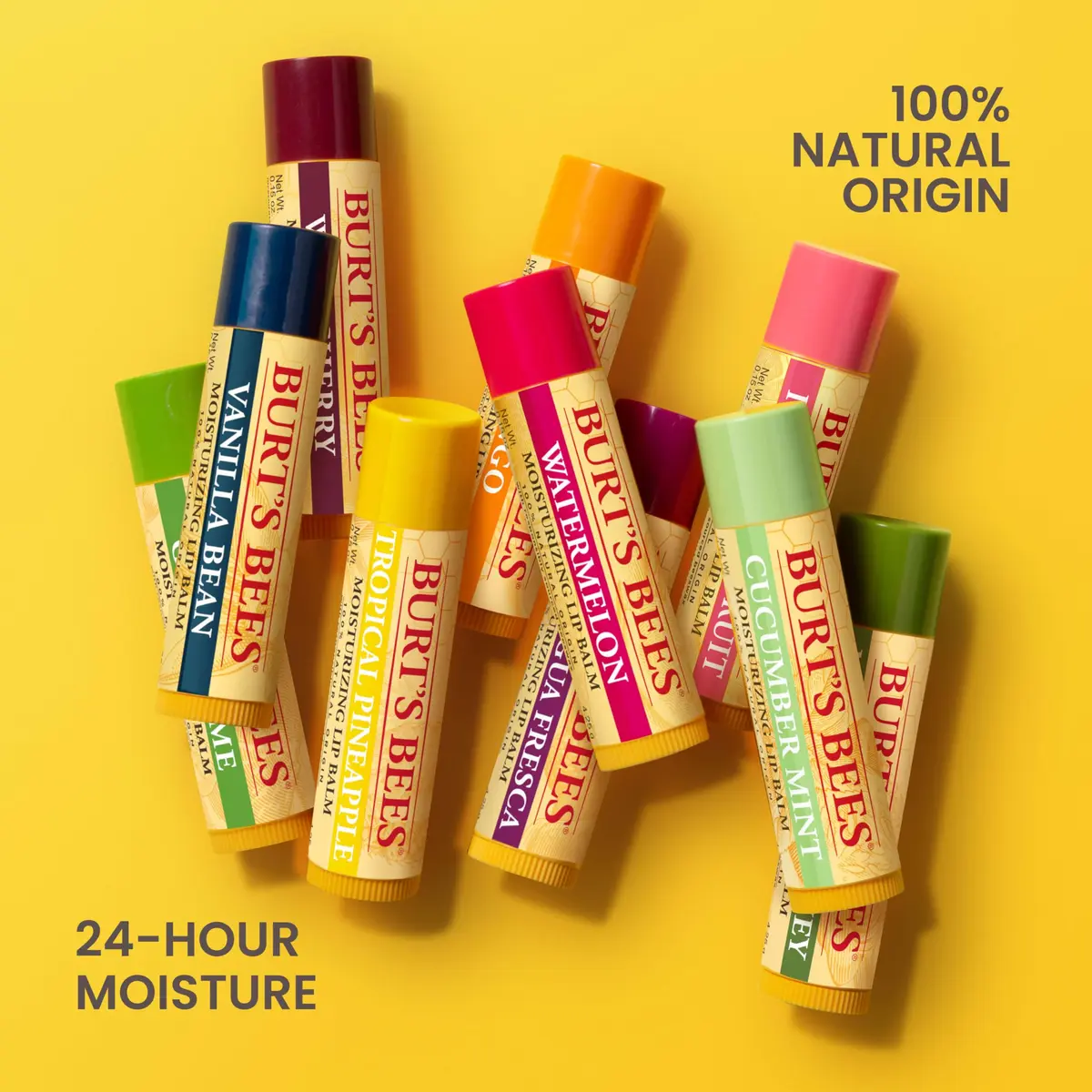 Burt's Bees Lip Balm Pack (4 Tubes x 12 Packs) | Natural Moisturizing Lip Treatment - view 9