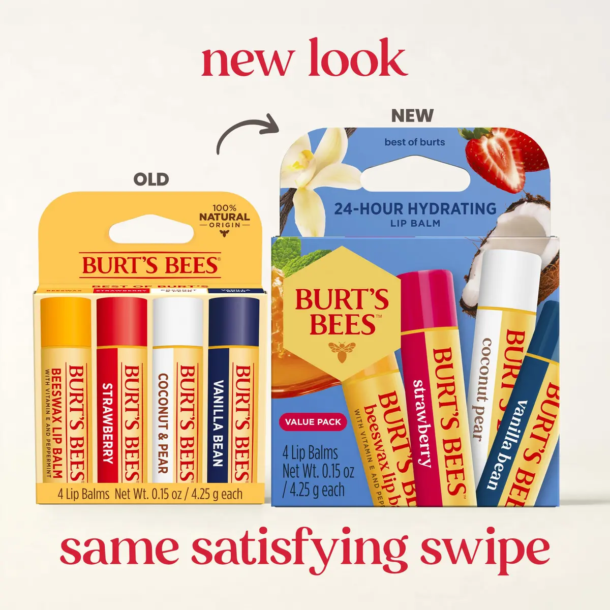 Burt's Bees Lip Balm Pack (4 Tubes x 12 Packs) | Natural Moisturizing Lip Treatment - view 2