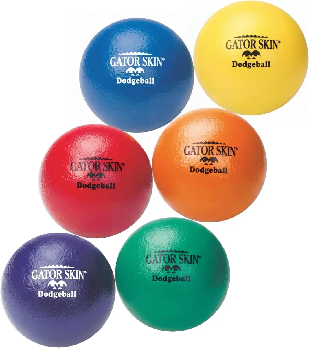 Gator Skin Foam Dodgeballs 6 Inch (15 cm) - 36 Pack | No-Sting, Easy Grip, Durable, Multicolor - main product image