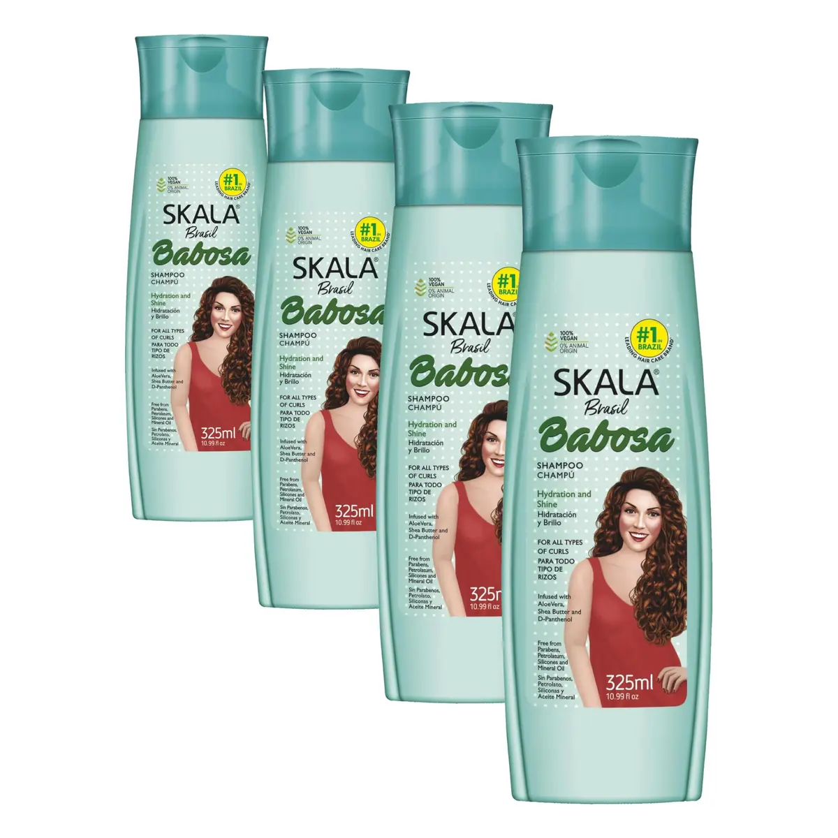 SKALA Expert Babosa Shampoo – for Curly Hair – Aloe Vera, Shea Butter (10.99 oz) | Sulfate-Free, Silicone-Free - main product image