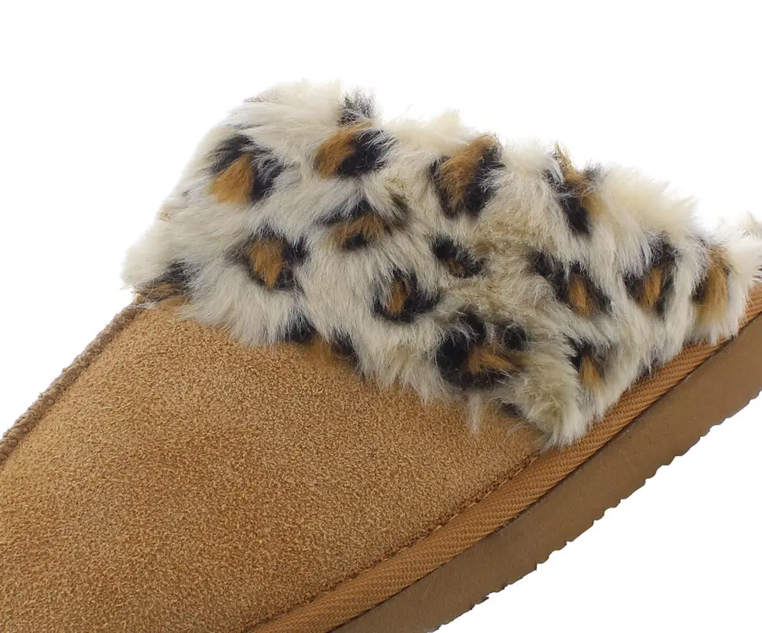 Minnetonka Joanna Womens Shoes Size 9 | Slip-On Comfort, Synthetic, Khaki Brown/Brown - view 5