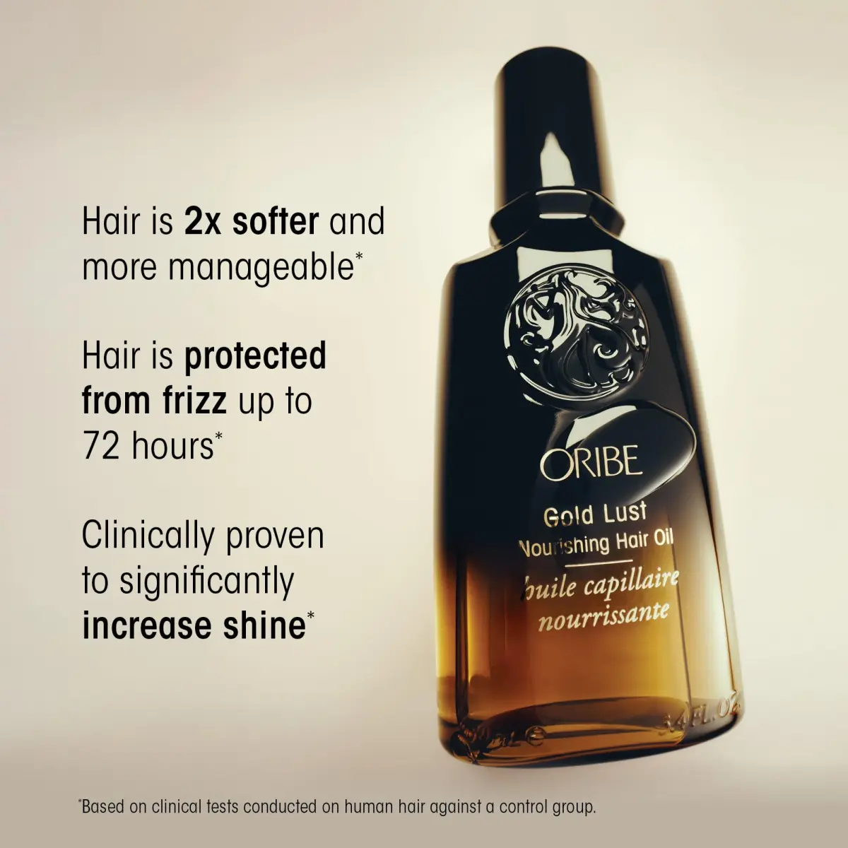 Oribe Gold Lust Hair Oil — Moisturizes, Smooths Frizz & Adds Shine 100ml (3.4 Fl Oz) | Premium Hair Treatment - view 4