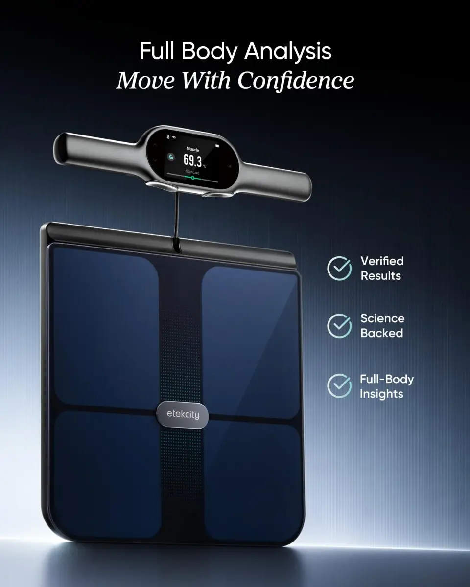 Etekcity WiFi 8-Electrode Smart Body Weight Scale | FDA Approved, 200kg Capacity - view 2