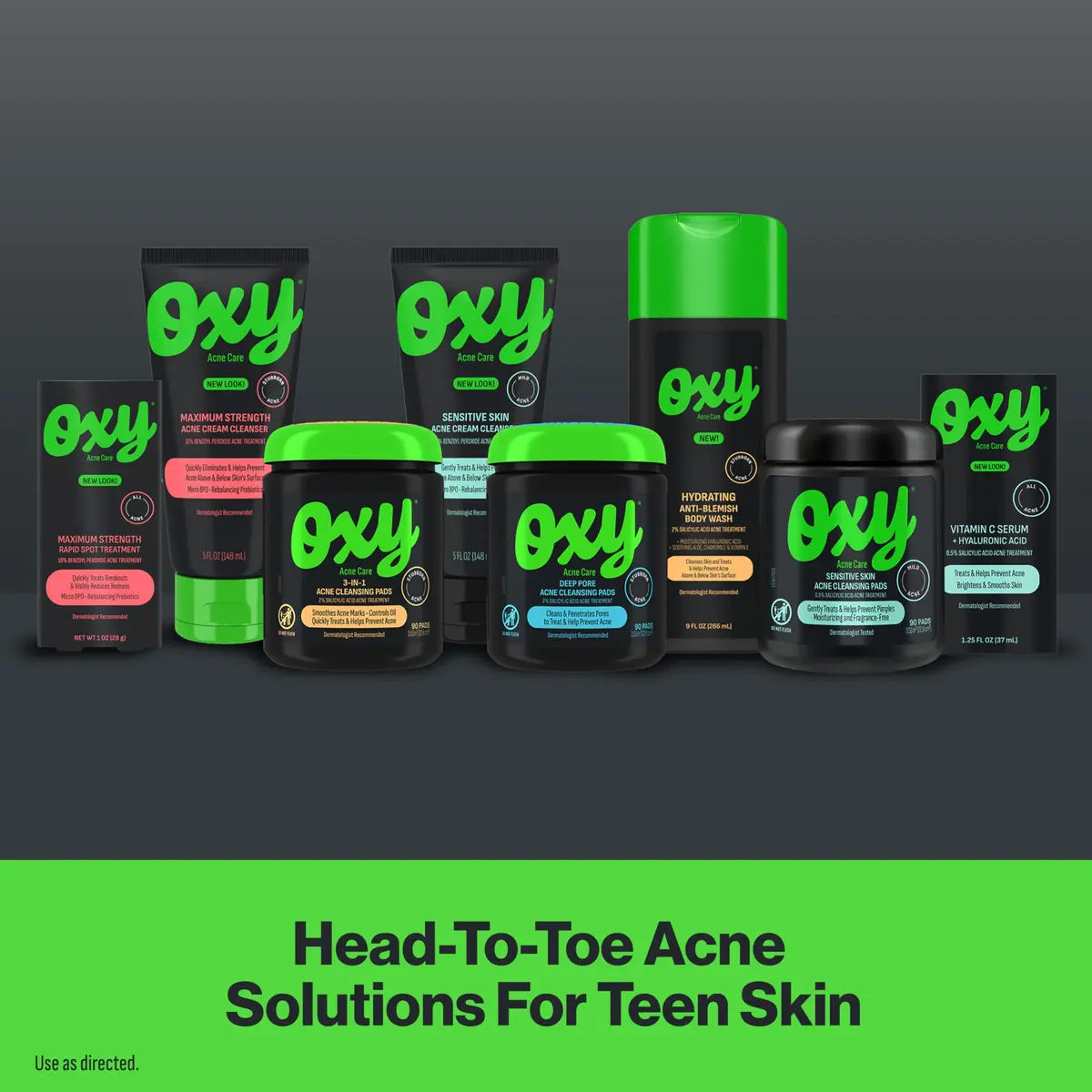 Oxy 3-IN-1 Acne Facial Cleansing Pads 90 Pads | Maximum Strength 2% Salicylic Acid for Acne & Oil Control - view 7