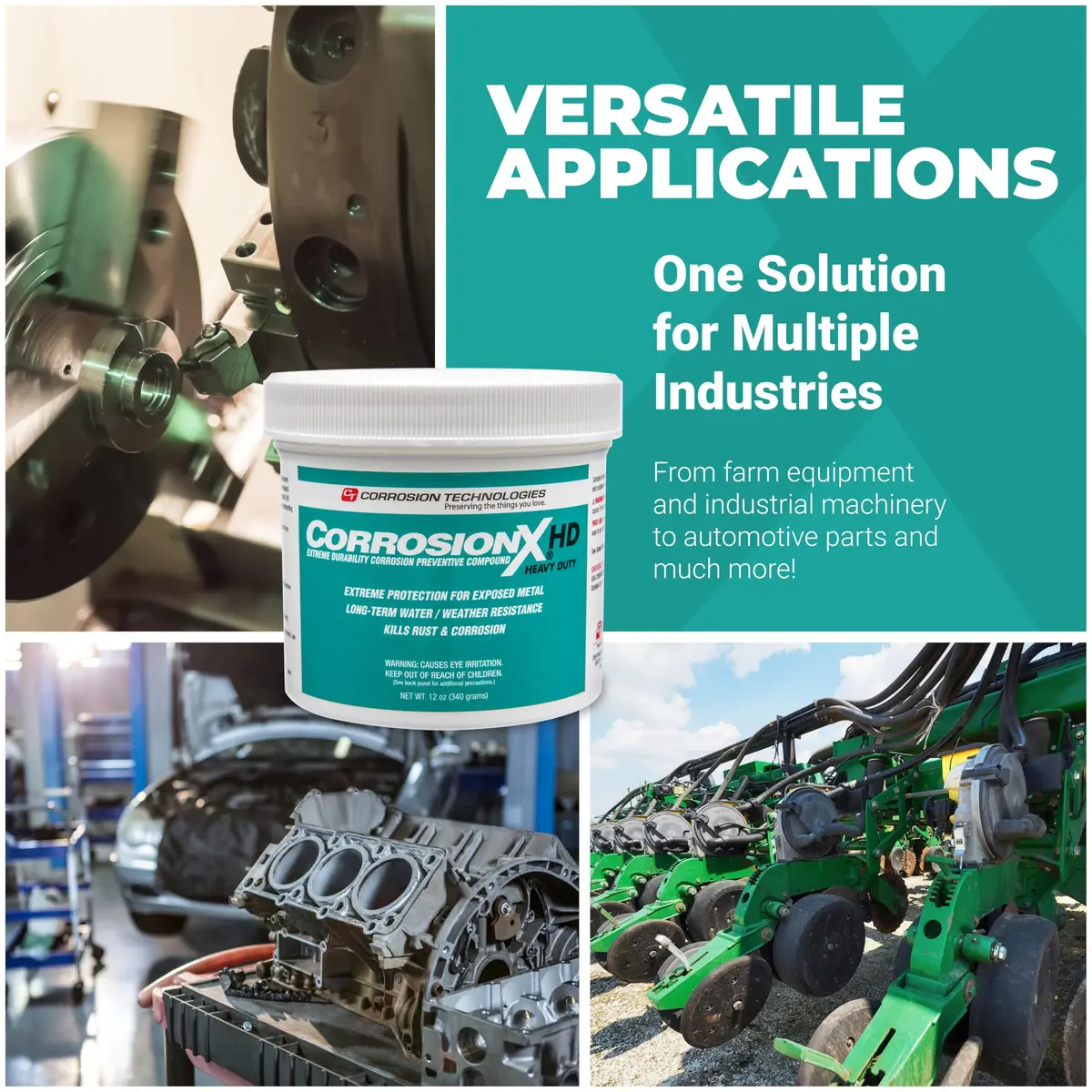 CorrosionX Heavy Duty Anti Rust 12oz | Self-Healing, Dripless, Long-Lasting Metal Protection - view 7
