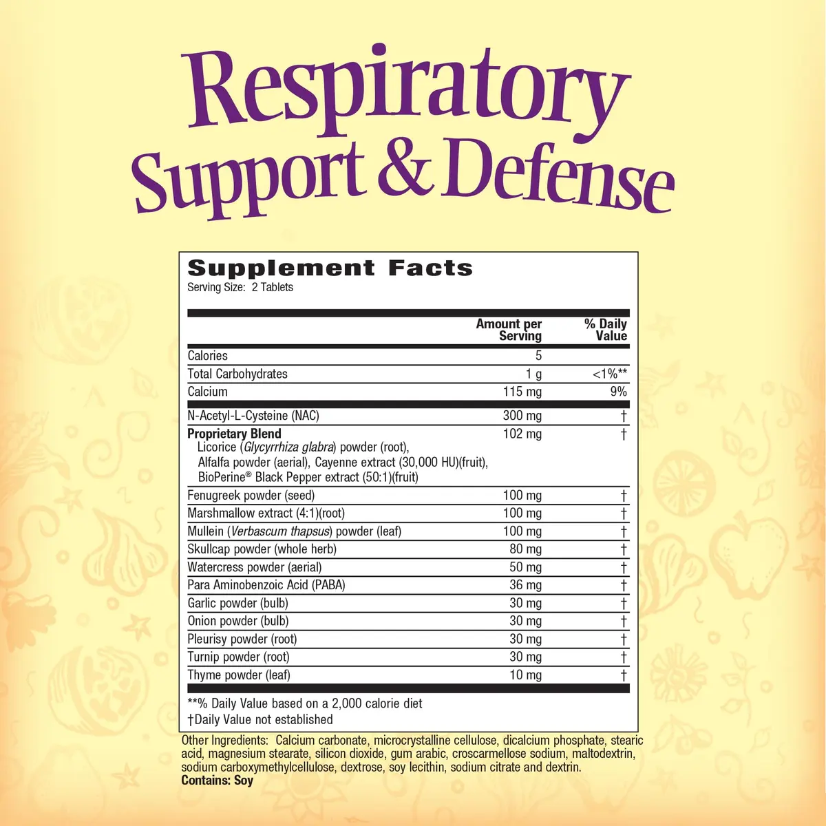 Nature's Secret Respiratory Support & Defense + NAC 90 Count (Pack of 2) | Supports Lung & Bronchial Wellness - view 2