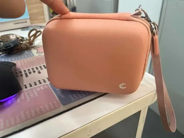 Comecase Digital Camera Case for Travel | Tiffany Pink Protective Carrier Bag (4.9" x 3.5" x 2.2") - main product image