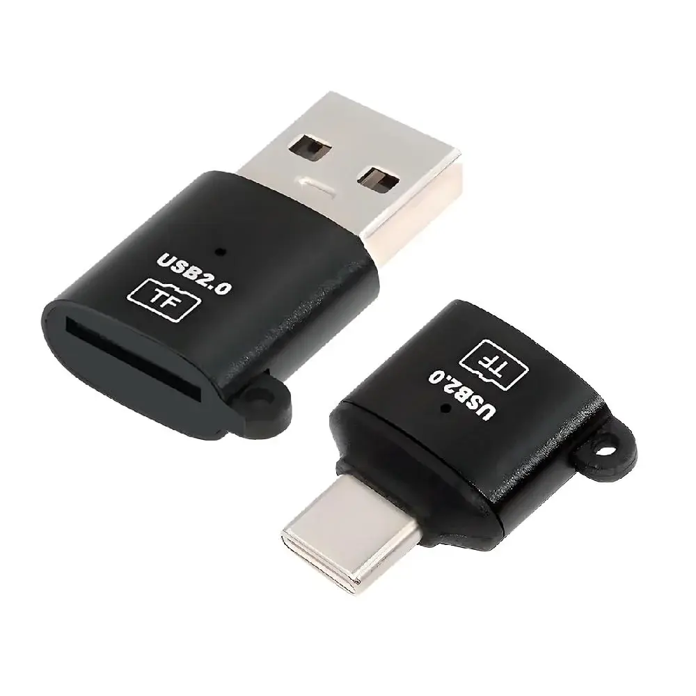 cablecc USB-C & USB-A OTG Card Reader 2-Pack | Fast Data Transfer for Phones & Laptops - main product image