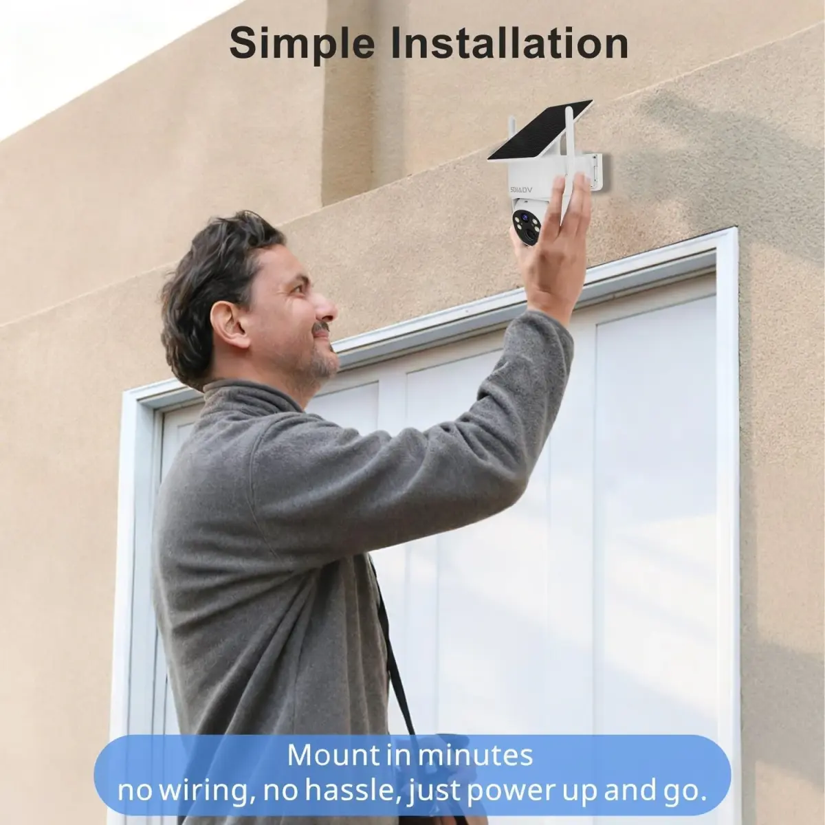 SOIADV Solar Security Camera Wireless Outdoor PTZ 2K | AI Motion, Color Night Vision, IP65 Waterproof - view 8