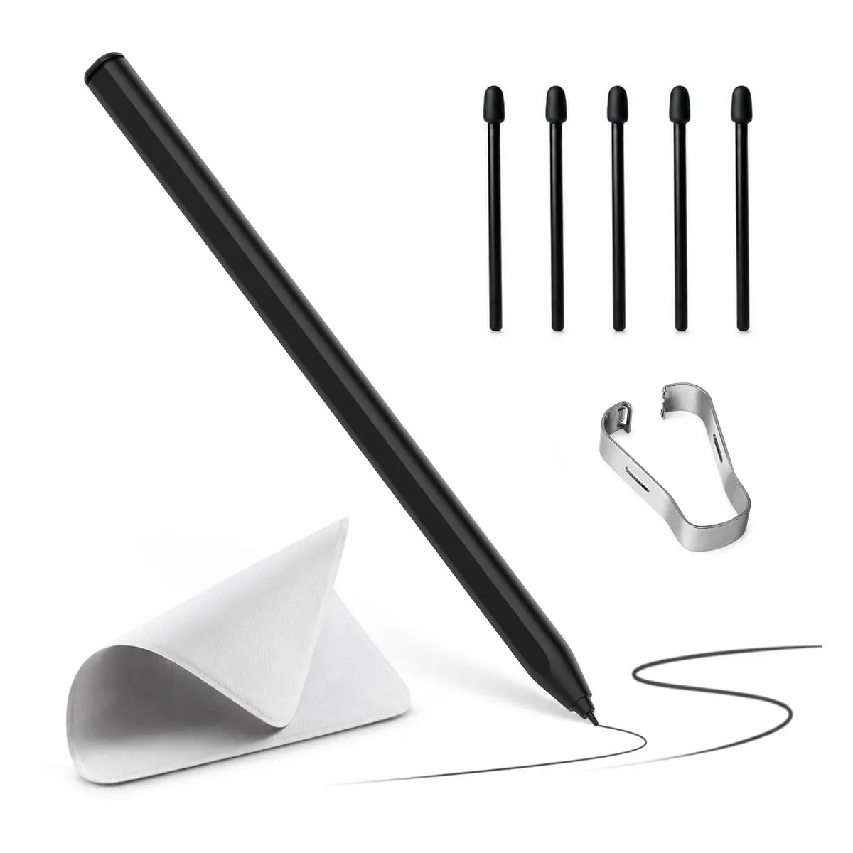 Milikilo Stylus for Remarkable 2/1 Pen | EMR Pen with Flip Eraser, Magnetic, Tilt & Pressure Sensitivity - main product image