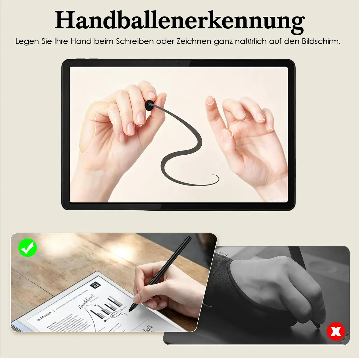 Milikilo Stylus for Remarkable 2/1 Pen | EMR Pen with Flip Eraser, Magnetic, Tilt & Pressure Sensitivity - view 6