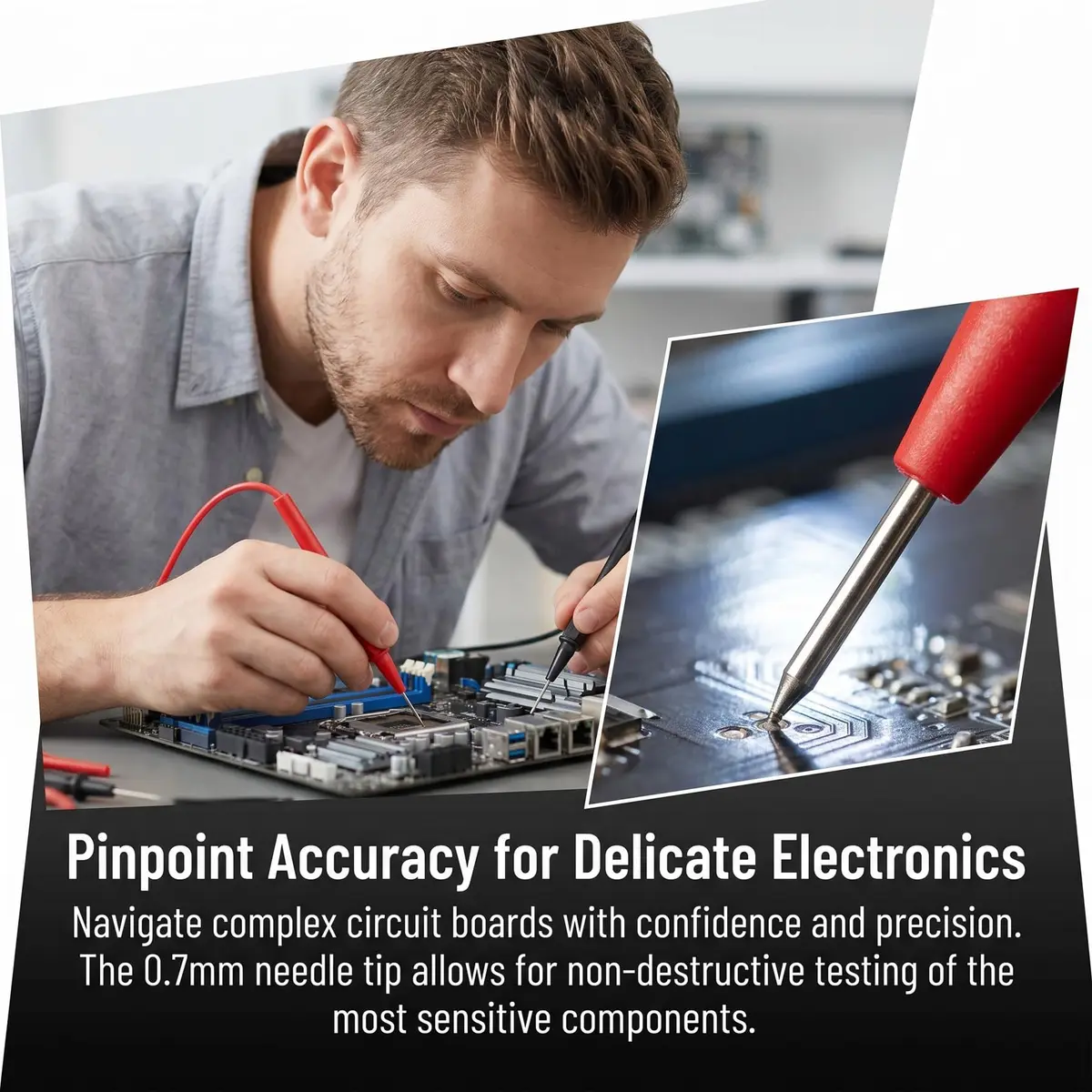OIIKI 4Pcs Test Probe Pins 82.6mm & 51.1mm | Non-Destructive Insulation Piercing Needle Testers - view 5