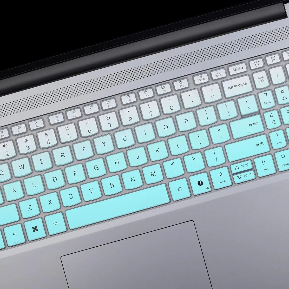 MUBUY-GOL OmbreMint Keyboard Cover for Lenovo IdeaPad Slim 3/3i/3X 15.3" 16" & Slim 5/5i/5a 15.3" 16" (Gen 11/10) | Protects from Spills & Dust - view 4